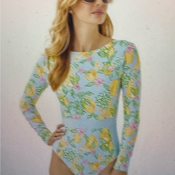 Lilly Pulitzer Other - Lilly Pulitzer, NWT,  Long Sleeve Jesper rash, guard swimsuit, 🩱 size 10